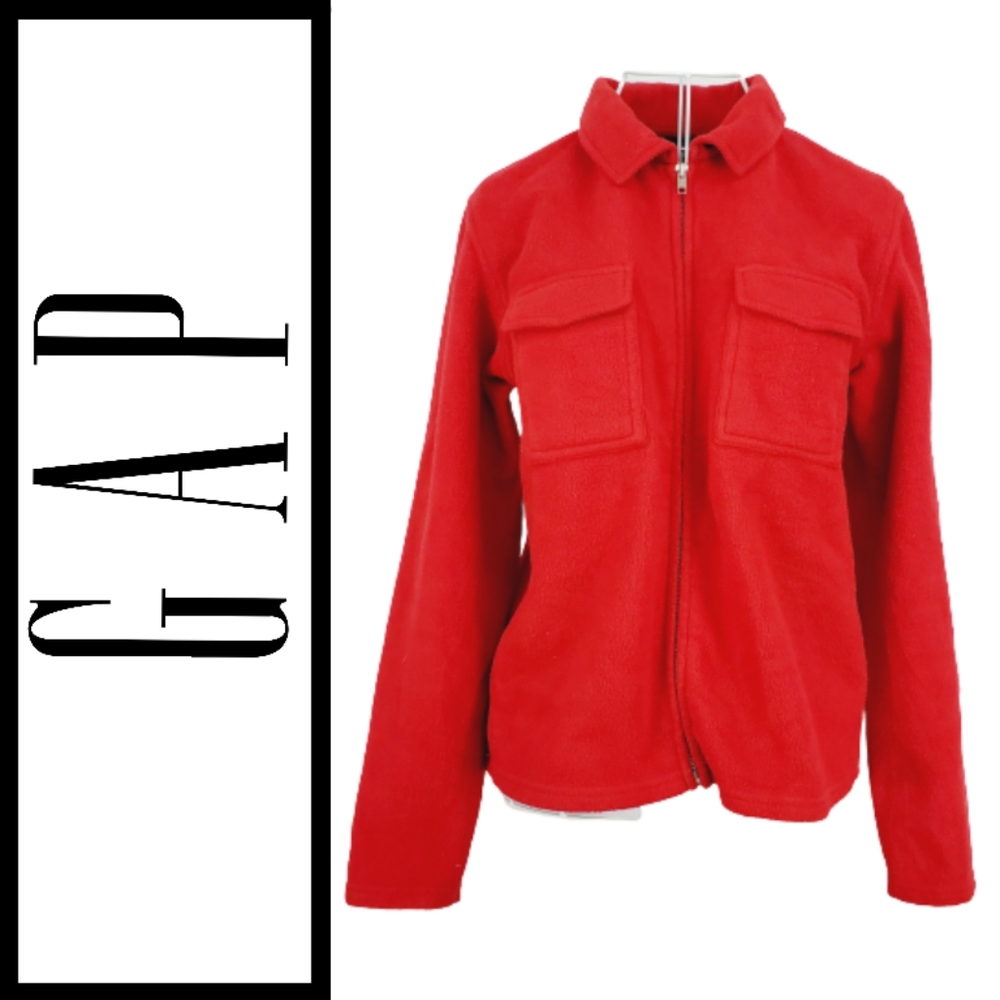 ♡GAP Red ❤ Fleece Sweater♡